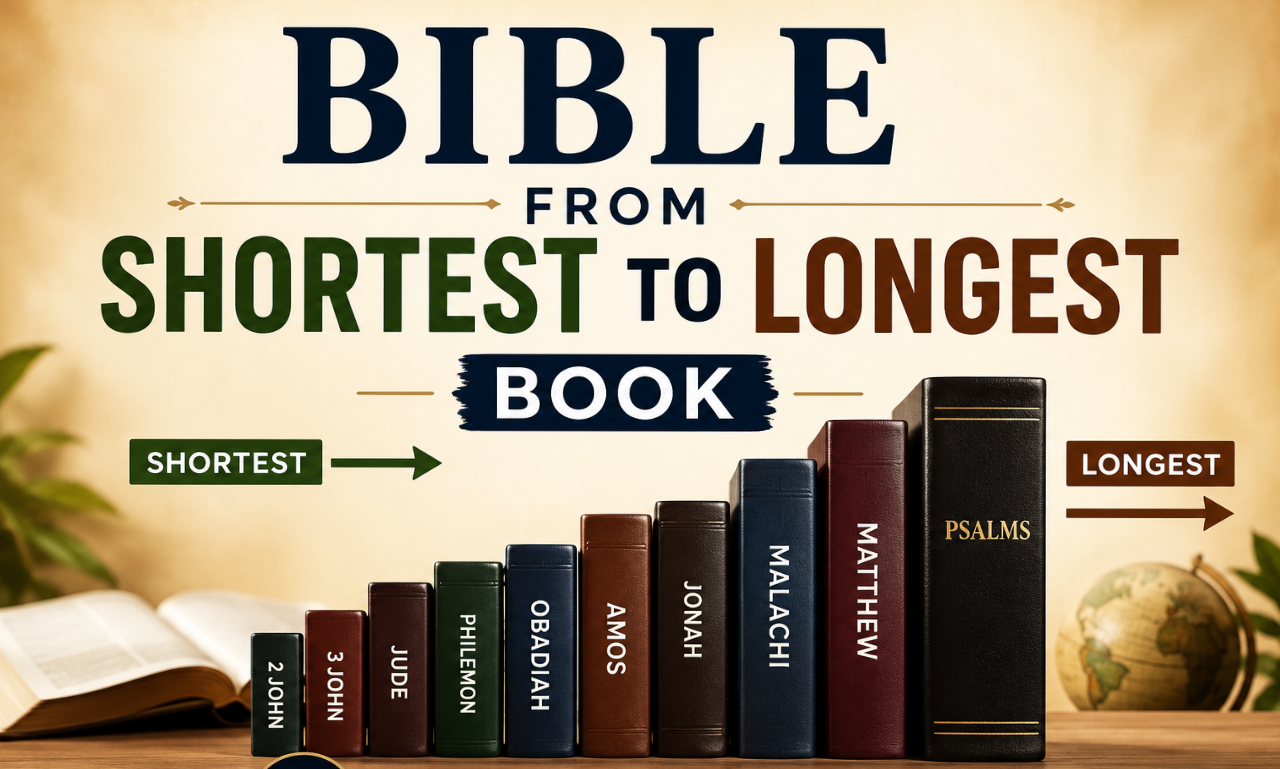 Bible from shortest to longes