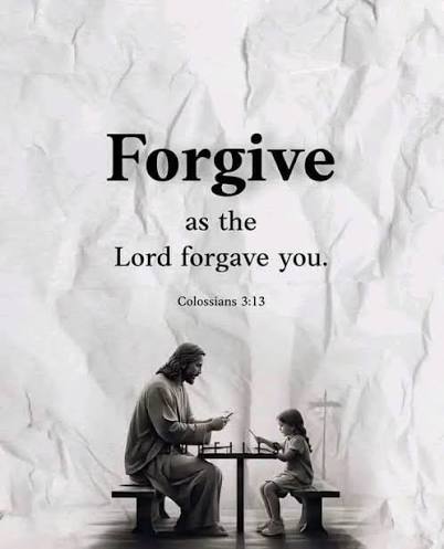 God Forgives Quotes featuring an open Bible, glowing cross, and inspirational Christian message about God's mercy, grace, forgiveness, faith, and hope.